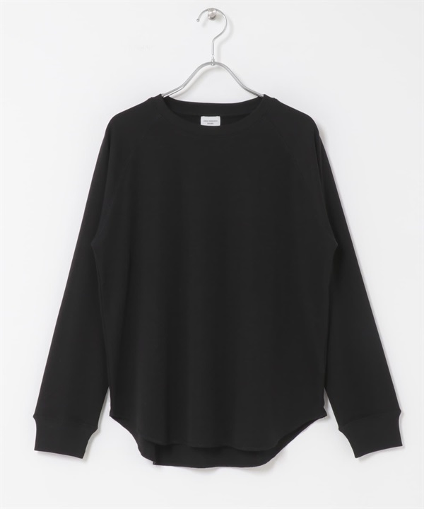 柔軟羅紋套衫(黑色-M-BLACK)