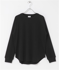 柔軟羅紋套衫(黑色-M-BLACK)