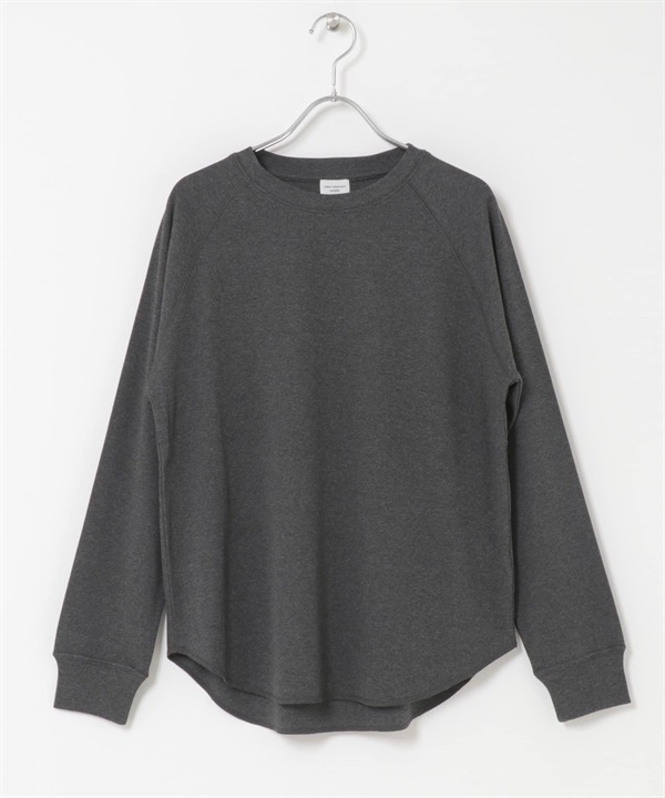 柔軟羅紋套衫(炭灰色-M-CHARCOAL GRAY)