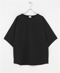 寬版剪裁套衫(黑色-M-BLACK)