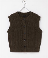 圈圈紗針織背心(卡其棕色-M-其他棕色)