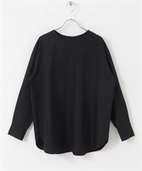 UR TECH DRYLUXE 圓領套頭襯衫(黑色-M-BLACK)