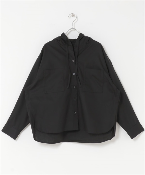 連帽襯衫(黑色-M-BLACK)