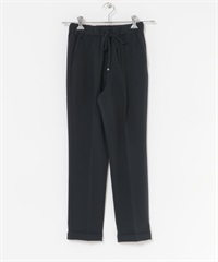 彈性錐形輕便長褲(藏青色-XS-NAVY)