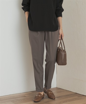 斜紋彈性錐形輕便長褲