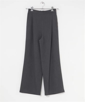 『UR TECH完聲 』正面打褶輕便長褲(炭灰色-L-CHARCOAL GRAY)
