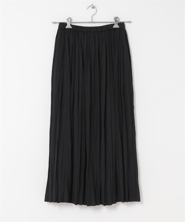 不規則百褶裙(黑色-M-BLACK)