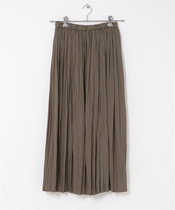 不規則百褶裙(灰膚色-M-其他膚色)