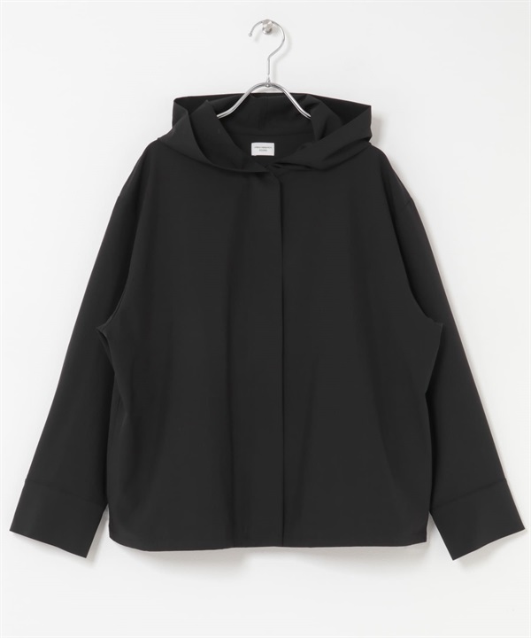 UR TECH MoLight 防潑水UV CUT連帽外套(黑色-M-BLACK)