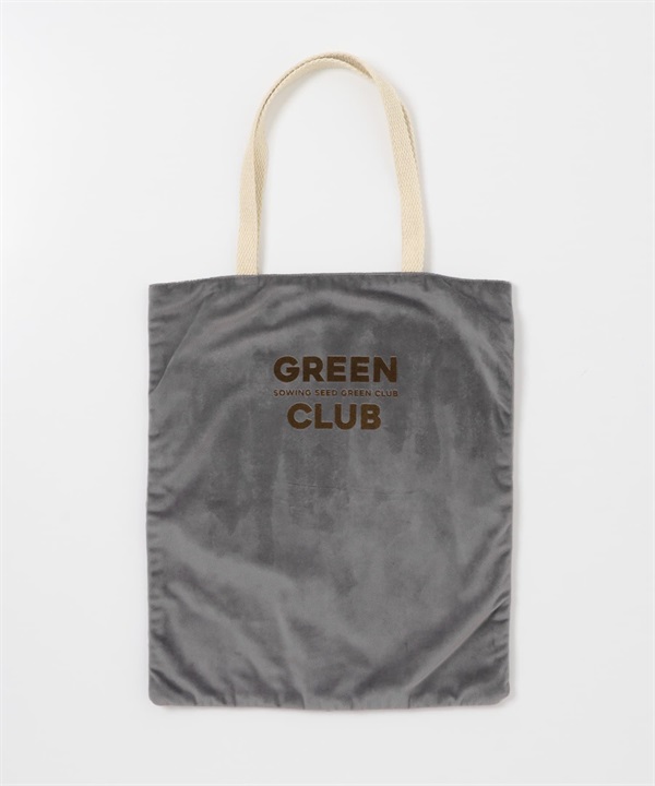 【別注】beej/絲絨托特包(灰色-one-GRAY)