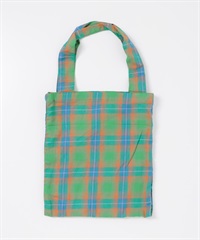 格紋托特包(綠色-one-GREEN)