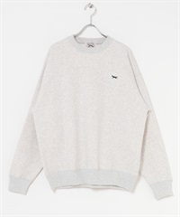 【別注】PENNEYS / THE FOX刺繡圓領休閒上衣(其他灰色-M-其他灰色)