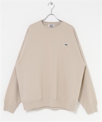 【別注】PENNEYS / THE FOX刺繡圓領休閒上衣(膚色-M-BEIGE)