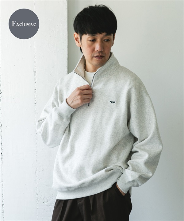 【別注】PENNEYS / THE FOX刺繡半拉鍊休閒上衣