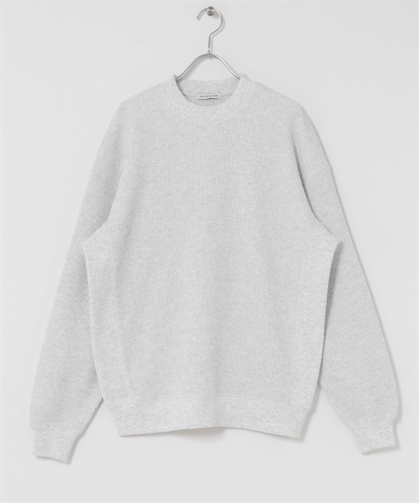 UR TECH 華夫格長袖T恤(混色白色-M-其他白色)