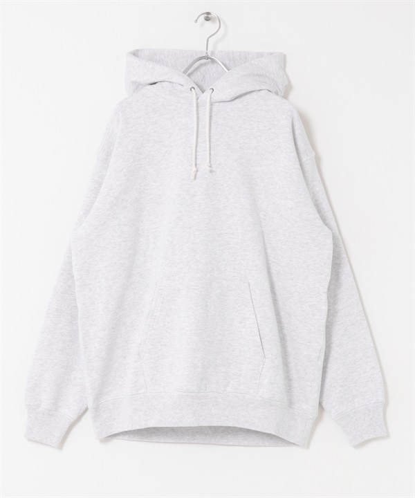 裏起毛連帽上衣(淺灰色-M-其他灰色)