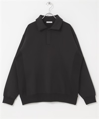 裏起毛POLO衫(黑色-M-BLACK)