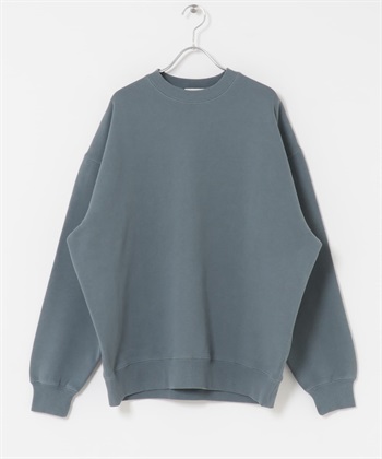 顏料染裏起毛休閒上衣