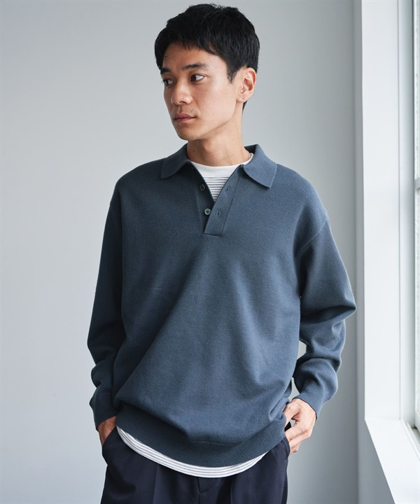 『UR TECH 200日針織』POLO領針織衫