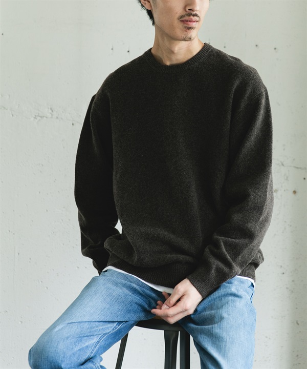 漢密爾頓羊毛圓領針織衫