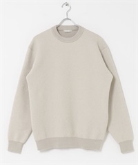 緹花雪尼爾紗針織衫(灰膚色-M-L.BEIGE)