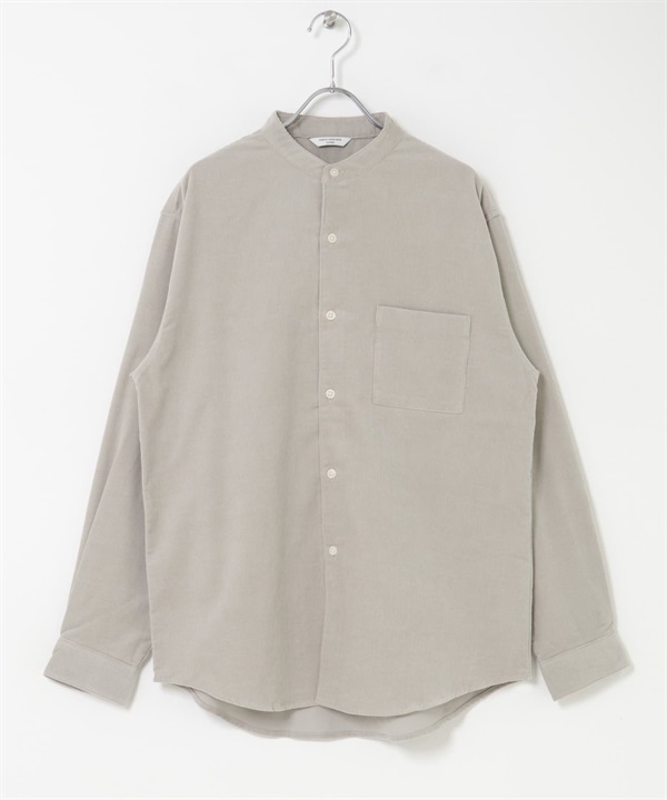 UR TECH 燈芯絨立領襯衫