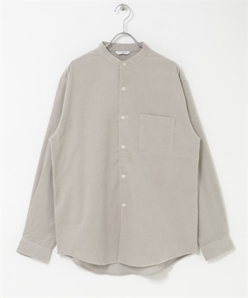 UR TECH 燈芯絨立領襯衫