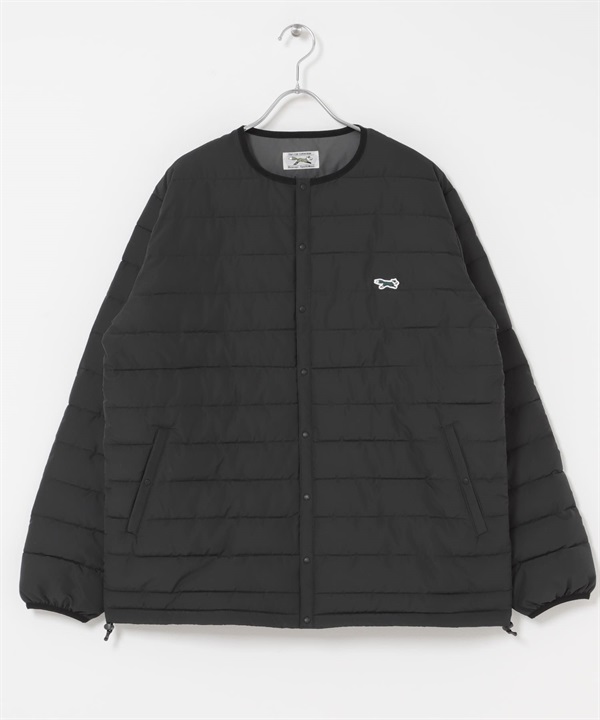 【別注】PENNEYS / THE FOX刺繡FIBER DOWN填充夾克(黑色-M-BLACK)