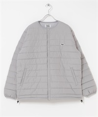 【別注】PENNEYS / THE FOX刺繡FIBER DOWN填充夾克(淺灰色-M-LIGHT GRAY)