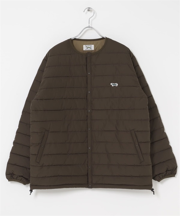 【別注】PENNEYS / THE FOX刺繡FIBER DOWN填充夾克(棕色-M-BROWN)