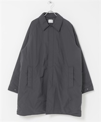 輕量尼龍巴爾瑪肯填充大衣(炭灰色-M-CHARCOAL GRAY)