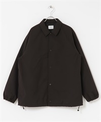 防潑水/防風羊毛混紡填充夾克(棕色-M-BROWN)