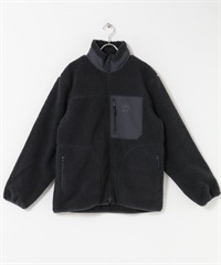 URD防風絨毛拉鍊夾克(炭灰色-M-CHARCOAL GRAY)