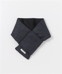 羽絨圍巾(灰色格紋-one-其他灰色)