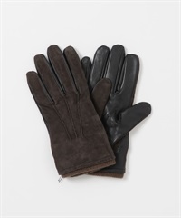 麂皮羊皮手套(棕色-one-BROWN)