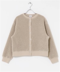 鬈曲絨毛開襟衫(淺膚色-FREE-L.BEIGE)