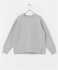 UR TECH 裏起毛側邊壓扣上衣(灰色-M-GRAY)