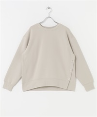 UR TECH 裏起毛側邊壓扣上衣(灰膚色-M-其他膚色)