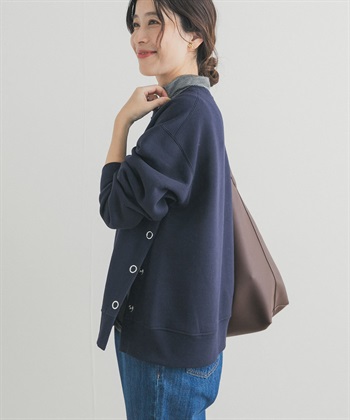 UR TECH 裏起毛側邊壓扣上衣