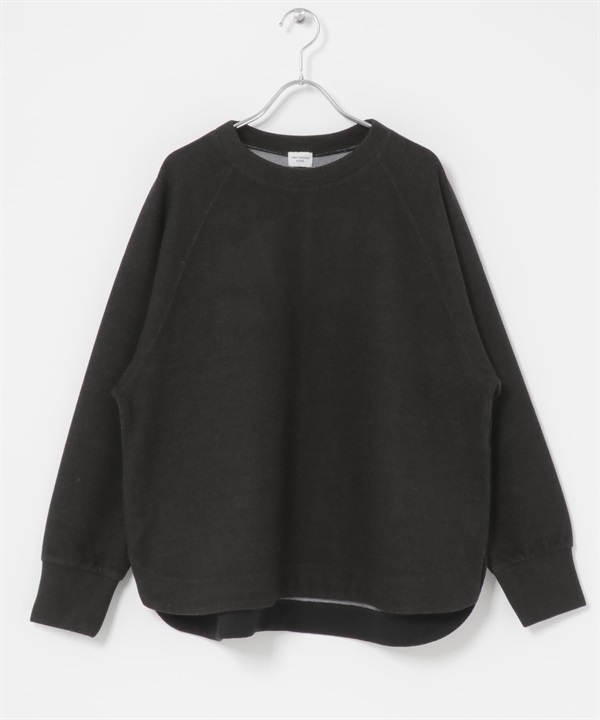 連肩袖傘狀套衫(炭灰色-M-CHARCOAL GRAY)