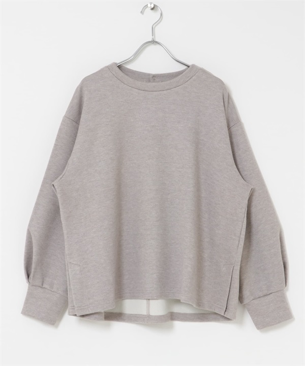 背面壓扣設計套衫(灰膚色-FREE-其他灰色)