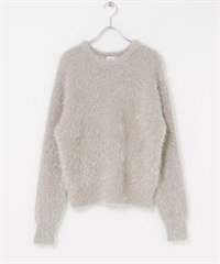 絨毛針織衫(淺灰色-FREE-LIGHT GRAY)