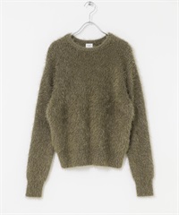 絨毛針織衫(卡其綠-FREE-KHAKI)