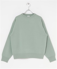 【新色追加】『UR TECH 200日針織』領口細節針織衫(薄荷綠-M-MINT)