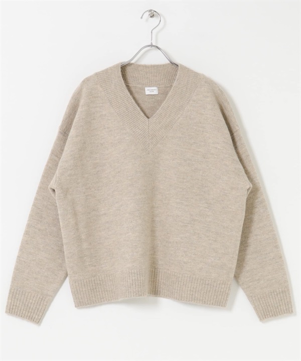 V領針織衫(灰膚色-FREE-其他膚色)