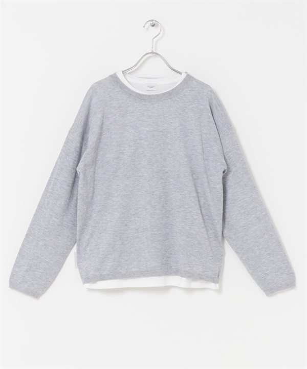 層次設計套衫(灰色-FREE-GRAY)