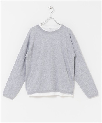 層次設計套衫(灰色-FREE-GRAY)