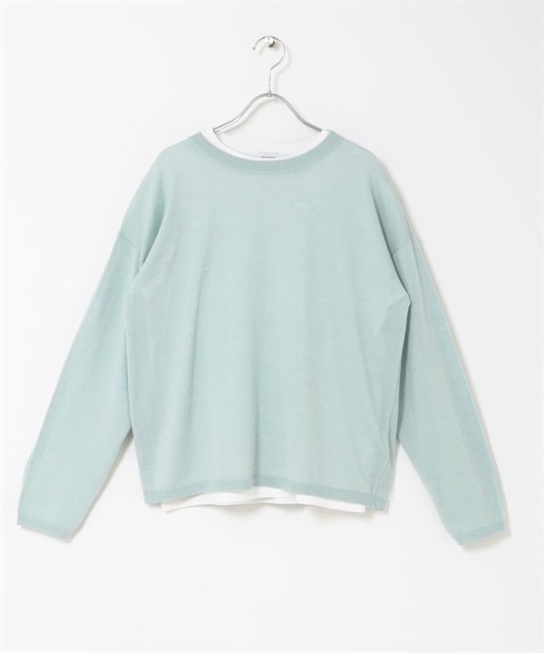 【新色追加】層次設計套衫(薄荷綠-Free-MINT)