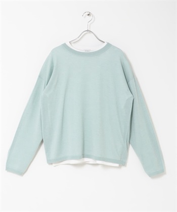 【新色追加】層次設計套衫(薄荷綠-Free-MINT)