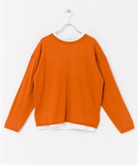 層次設計套衫(橘色-FREE-ORANGE)